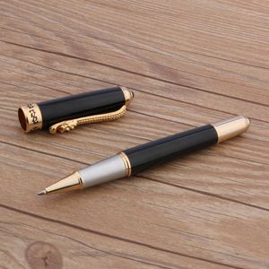 BALLPOINT PENS LUXE JINHAO 1000 Metalen Dragon Black Golden Rollerball Briefpapier Kantoorbenodigdheden Inkt