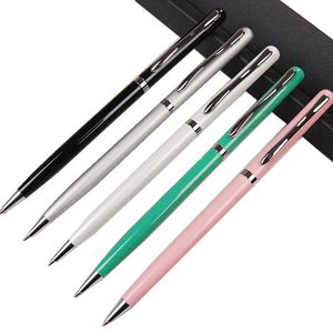 Ballpoint Pennen Metalen Pen Gift Business Oil Refill Messing Dunne Body Ball