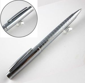 Ballpoint stylos monte mont Luxury Full Metal Pen 07 mm Black Ink Gel Stationery Business Office Signing fournit Gifts1232826