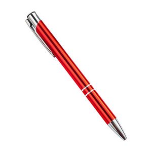 Ballpoint Pens Multi Color Metal Ball-Point Pen Press Student Prijzen Creatieve Kleine Geschenken Reclame Aluminium Office Jup