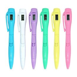 Ballpoint Pens Pen With Electronic Watch Student Officer Test Exam School Stationery Supplies Drop Delivery Office Business Industri Dh1to