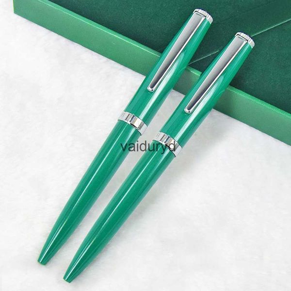 Stylos à bille PPS Luxe IC Métal Vert Spray Peinture Stylo À Bille Bureau École Écriture Papeterie Avec RX Coffret Cadeau Rechargesvaiduryd