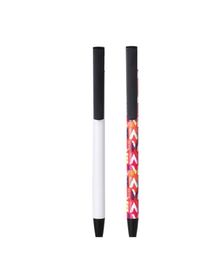 Stylos à bille Sublimation stylo à bille blanc en plastique blanc bricolage stylos Gel publicité affaires crayon cadeau de noël pour étudiant 52602563
