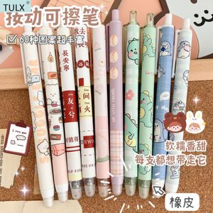 Stylos à bille TULX stylos kawaii papeterie mignon accessoires de bureau fixes fournitures scolaires pour stylo effaçable retour à 230503