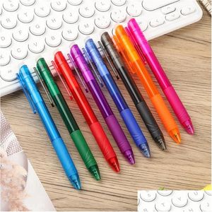 Stylos à bille en gros 0,7 mm stylo effaçable recharges appropriées Colorf ensembles créatifs école bureau papeterie gel fournitures d'écriture Drop DH2B3