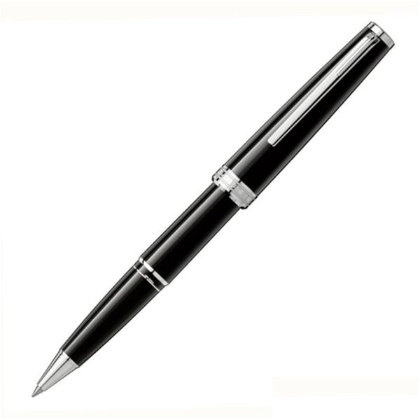 Bolígrafos Venta al por mayor Crucero de lujo Pix Resina negra Rollerball Pen Papelería Oficina Suministros escolares como regalo Escritura Gota Entregar Dhpab