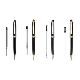 Stylos à bille en gros luxe stylo rétractable encre noire 0.5mm point pour hommes femmes bureau exécutif professionnel créatif présent D ot9Rf