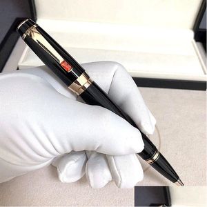 Stylos à bille Promotion en gros - Luxe Bohémies Résine noire Rollerball Pen Classic 4810 Nib Écriture Fontaine Papeterie École de Dh1Uo