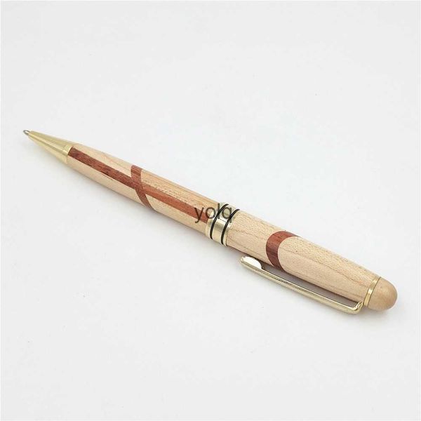 Pensas de bolsas de madera Ballen Point Pen Technology Student Bi Shi Gift Design H240407