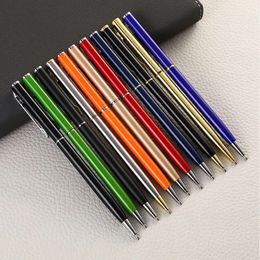 Ballpoints Student Writing Wholesale Ballpoint Metal Business Signatures Ball Pen Office School Strodden 13 Colors Gel Pennen TH0095 S