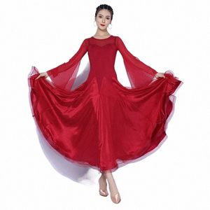 Salle de bal Danse Competiti Vêtements Valse Dr Stage Wear Femme National Danse Moderne Flamenco Tango Spectacle Costumes de Performance Q1J9 #