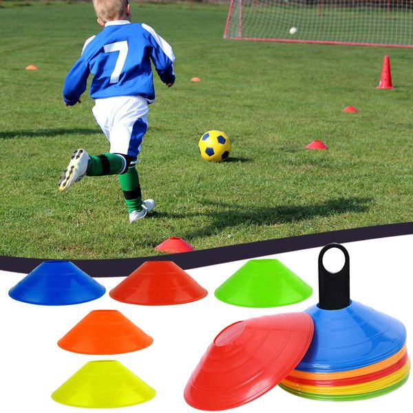 Bolas 10pcslot 19cm Conos Marcador Discos Fútbol Fútbol Entrenamiento Deportes Entretenimiento Accesorios 230603