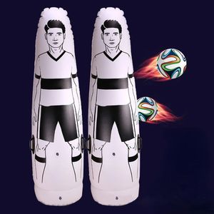 Bolas 175 cm PVC Adulto Inflable Fútbol Entrenamiento Goal Keeper Soccer Trainer Tumbler Air Dummy Tool Wall 231113