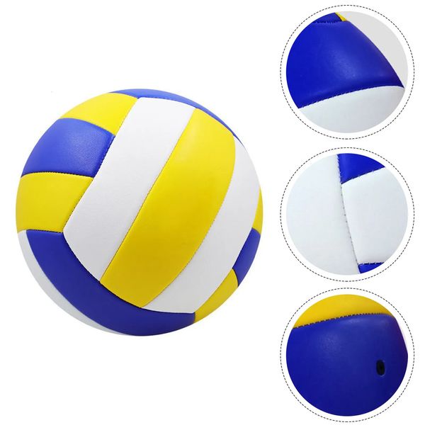 Balles 1pc Volley-Ball PVC Compétition professionnelle pour plage Extérieur Intérieur Balle d'entraînement Lumière douce Hermétique 231020