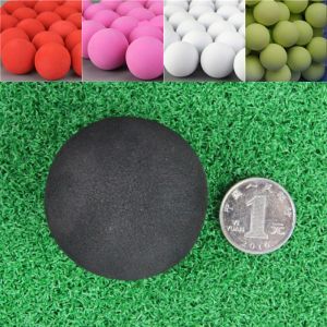 Balls 20pcs 50 mm de golf pratiquées balles mousse mousse douces boules monochromes pour balle de golf extérieure pour l'entraînement de golf Couleur solide