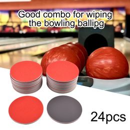 Ballen 24 stks Schuurpapier Cleaner Bowling Schuurpads Resurfacing Polijsten Kit Ball CleanerKit Professionele Benodigdheden 230726