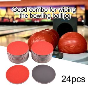 Ballen 24 stuks Schuurpapier Cleaner Bowling Schuurpads Resurfacing Polijsten Kit Bal CleanerKit Professionele Benodigdheden 230907