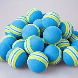 Balls 30pcs Rainbow Blue Eva Foam Golf Balls BRB Sponge Indoor Outdoor Practice Training Aide Swing Backyard Nouveau