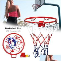 Bolas 32 cm Colgando Baloncesto Montado en la pared Goal Hoop Rim Net Sport Cesta interior y al aire libre 230811 Entrega de gotas Deportes al aire libre Athl Dhoip