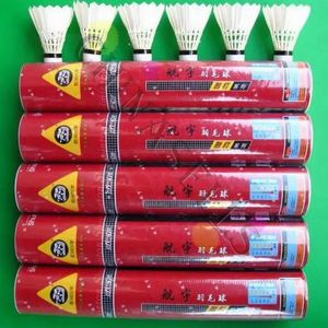 Balles 6 tubes livraison gratuite volants de badminton hangyu volant de balle durable vol A 230927