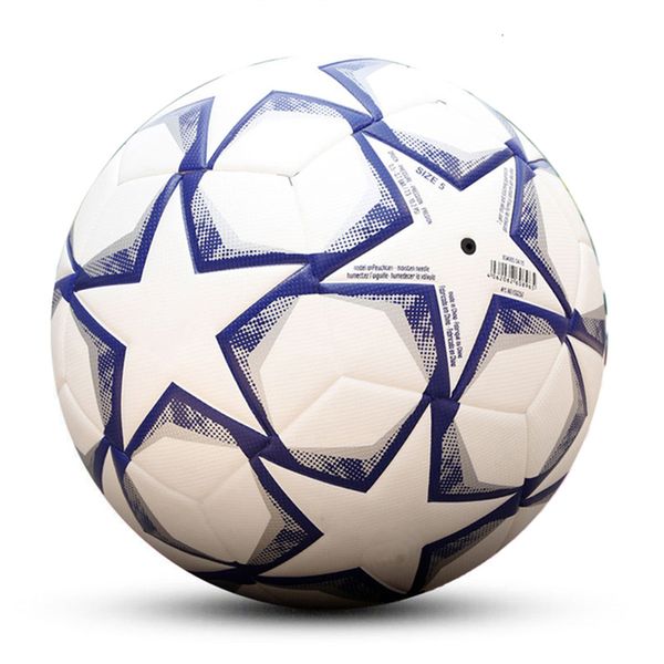 Balls Balls Pro Soccer Ball Size 5 de tres capas Desgaste Rsistant Durable Soft PU Cuero sin costura Match Group Game de entrenamiento PL 4817