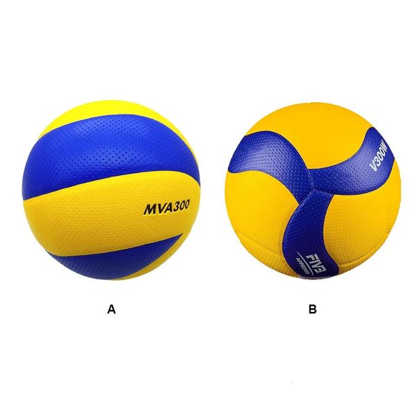 Ballons Balles Taille 5 Volley-Ball PU Ball Sports d'intérieur et d'extérieur Sable Plage Compétition Formation Enfants Débutants Professionnels MVA300V300W