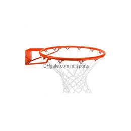 Balles Crown Sporting Goods Jante de basket-ball en acier inoxydable avec filet toutes saisons Standard / 18 Orange 231220 Livraison directe Sports Outdoo Dhupa