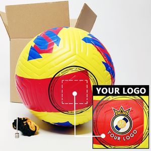 Ballen op maat uw voetbal Club Team Match Training Voetbalballen Maat 5 Hoge kwaliteit PU Naadloos bedrukt Gepersonaliseerd cadeau 230915