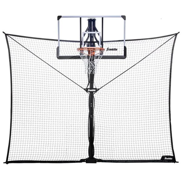 Balles Defender Net Pro 10 pieds. x 8 pieds. Rebounder se plie facilement et s'installe rapidement dans les systèmes de basket-ball au sol 231212