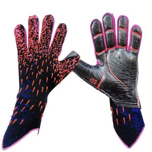 Bolas Diseño Hombres Portero Fútbol Guantes de portero Espesar Espuma de látex completa Entrenamiento profesional Guantes de fútbol 221102