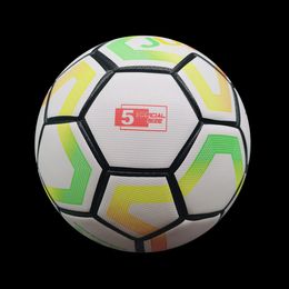 Ballons Livraison rapide Personnalisé Match officiel Taille 5 Ballon de football en PU cousu à la machine durable pour l'entraînement 230915