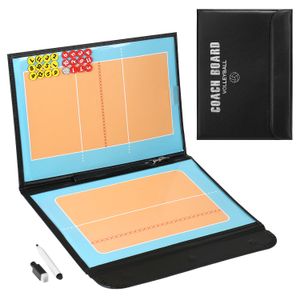 Tablero táctico magnético de voleibol plegable, tablero de estrategia de entrenamiento con marcadores y bolígrafo 2 en 1, equipo de voleibol 230826