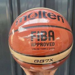 Ballons de basket-ball en fusion de haute qualité, taille et poids officiels originaux, GG7X GG6X GG5x, basket-ball personnalisé 230715