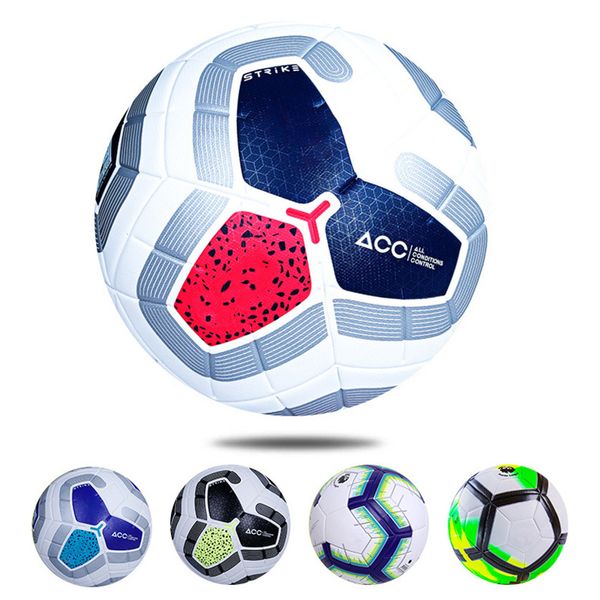 Ballons de haute qualité PU ballon de Football taille 5 en appuyant sur le ballon de Football en cuir souple équipe Match ligue cadeau balles d'entraînement 230531