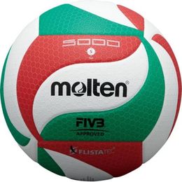 Pelotas Pelota de voleibol de alta calidad Tamaño estándar 5 PU para estudiantes Entrenamiento de competencia de adultos y adolescentes 230518