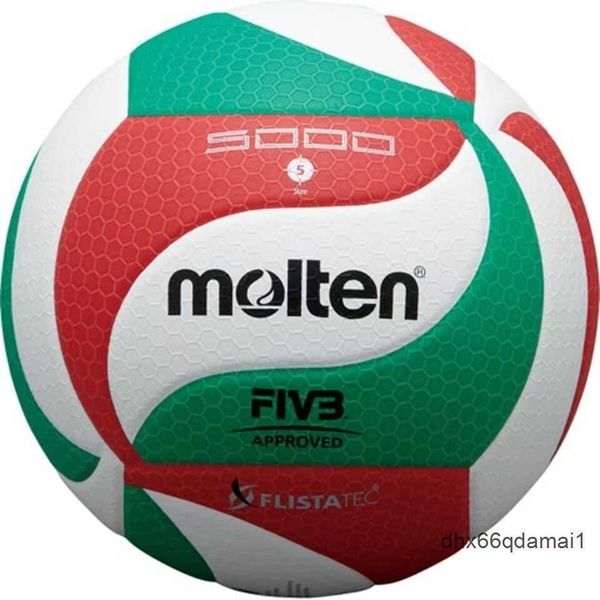 Pelotas Pelota de voleibol de alta calidad Tamaño estándar 5 PU para estudiantes Entrenamiento de competición para adultos y adolescentes 230619 2UHE