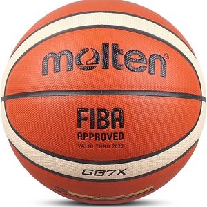 Ballons de basket-ball intérieur et extérieur approuvés par la FIBA taille 7 en cuir PU entraînement de compétition clubs de basket-ball masculins et féminins 230520