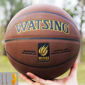 Ballons intérieurs et extérieurs résistants à l'usure n ° 7 jeu de basket-ball homme femme ballon ballon cerceau sports d'équipe divertissement 230726