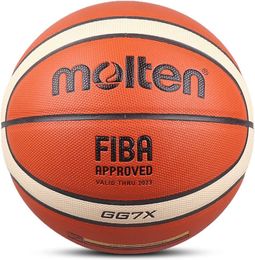 Ballen Indoor Outdoor Basketbal FIBA Goedgekeurd Maat 7 PU Leer Match Training Heren Dames baloncesto 230307