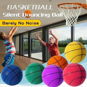Ballen Indoor Silent Basketbal Sport Springkussen Schuimmateriaal met hoge dichtheid Kinderen Volwassenen Baltraining Gratis draagbaar net 231208