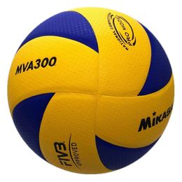 Bolas Voleibol interior Cuero de alta calidad PU Soft Beach Hard MVA300 Juego de entrenamiento Ball 231031