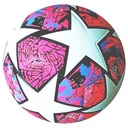 Ballen JANYGM Voetballen Maat 5 Professioneel Rood PU Materiaal Slijtvast Match Voetballen Training League Stitch bola de futebol 230803