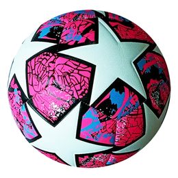 Ballen JANYGM Voetballen Maat 5 Professioneel Rood PU-materiaal Slijtvast Wedstrijdvoetbal Training League Stitch bola de futebol 230614