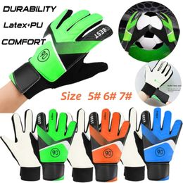 Ballen Latex Keepershandschoenen Voetbal Bescherming Volwassenen Tiener Anti Slip Voetbal Keeper Kinderhandschoen 231030