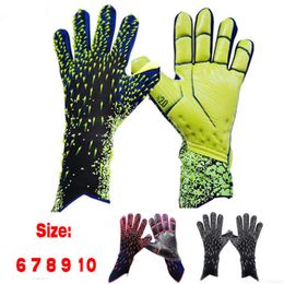 Balls Guantes de portero de látex Guantes de fútbol engrosado Protección profesional de fútbol Adolescentes Guantes de fútbol de fútbol de portero adolescente 230815