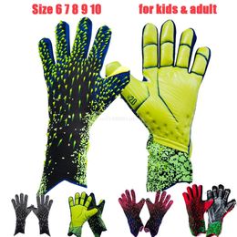 Ballen Latex Keepershandschoenen Verdikte Voetbal Professionele Bescherming Volwassenen Tiener Voetbal Keeper 231030