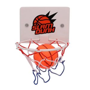 Balles Mini panier de basket-ball Kit intérieur en plastique panneau de basket-ball maison sport panier cerceaux de balle pour enfants jeu drôle exercice de remise en forme 231204