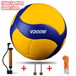 Balles Modèle Volleyball Modèle 200 Compétition Jeu professionnel 5 Intérieur en option Pompe + Aiguille + Filet sac 230518