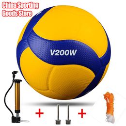 Balls Model Volleyball Model200 Competition Professional Game 5 Indoor Facultation Pump Nestle Net BA B7F