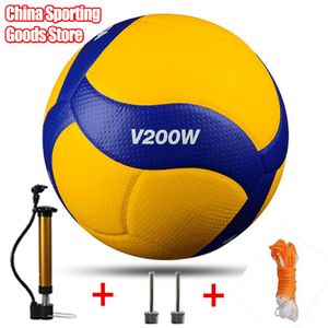 Pelotas modelo voleibol Model200 competición juego profesional 5 interior regalo bomba aguja bolsa de red 230307